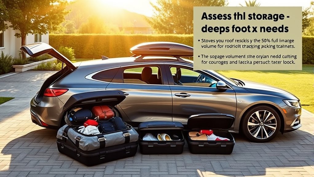 evaluate packing needs carefully