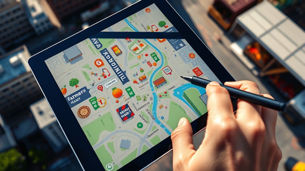 explore map market details