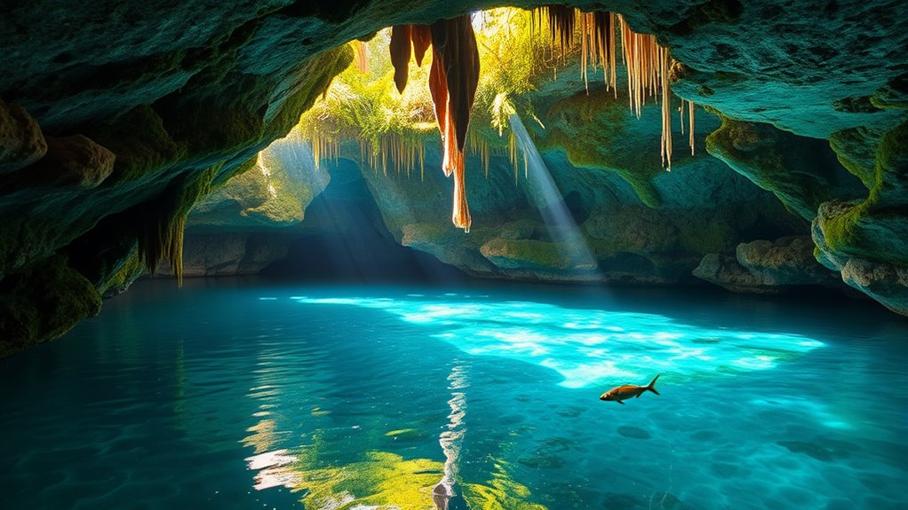 exploring vibrant cenote ecosystems