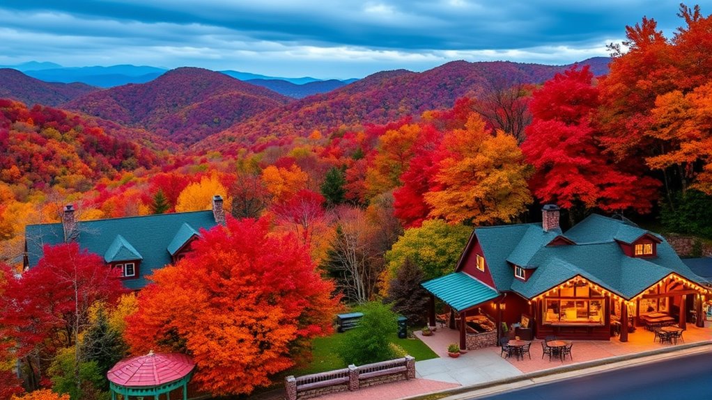 fall foliage lodging and dining