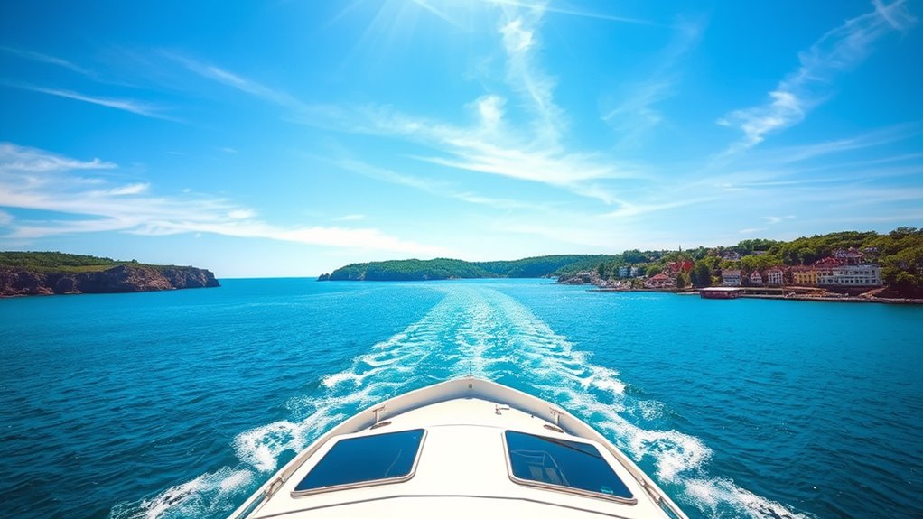 ferry safety scenic coastal views