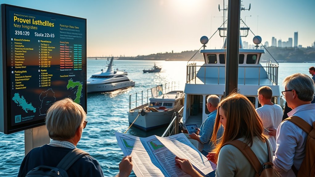 ferry schedule route integration