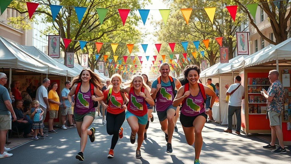 festival participation and networking