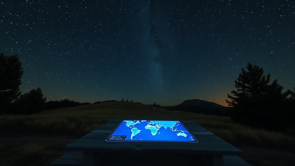 find dark skies nearby