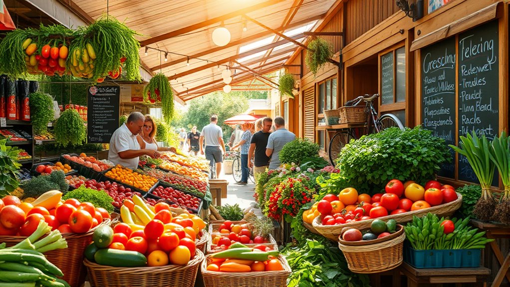 find map and enjoy local markets