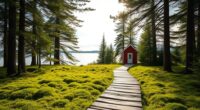 finnish lakeside cottage tour