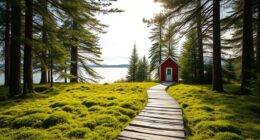 finnish lakeside cottage tour