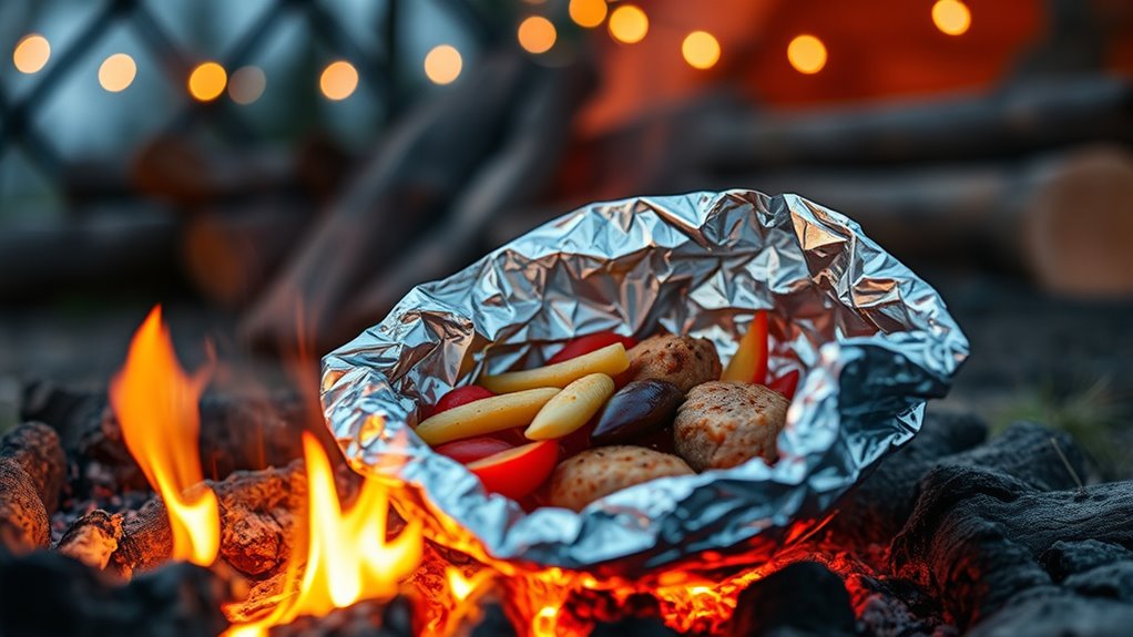 foil packs simplify camping cooking