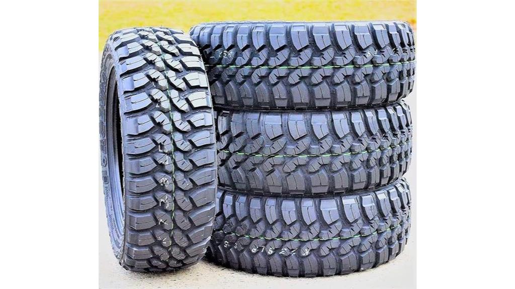 four mud terrain tires