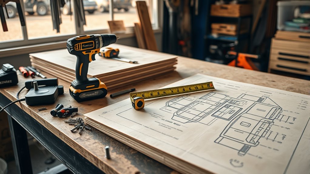 gather quality materials and tools