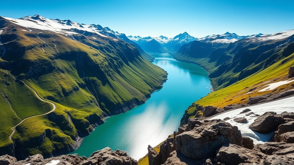 glacier hike mountain vistas