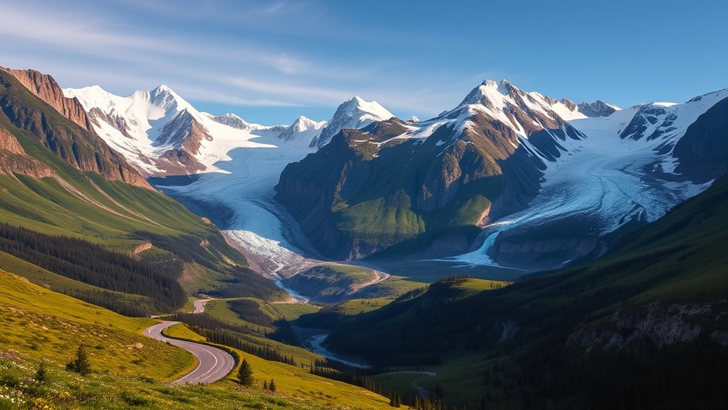 glacier views scenic drive