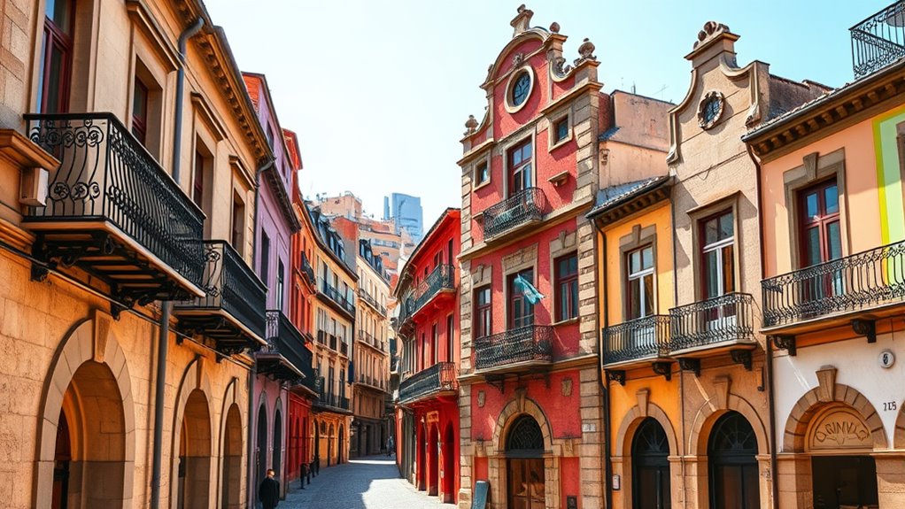 gothic cathedral and historic plazas