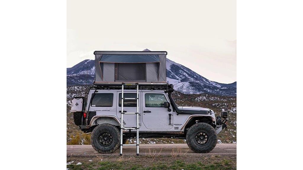 hard shell car rooftop tent