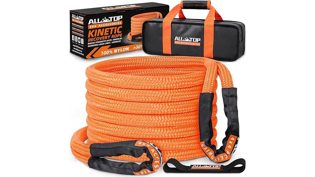heavy duty 30ft recovery rope