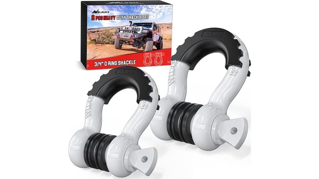 heavy duty d ring shackles