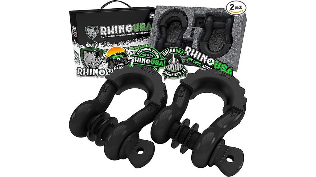 heavy duty metal shackles