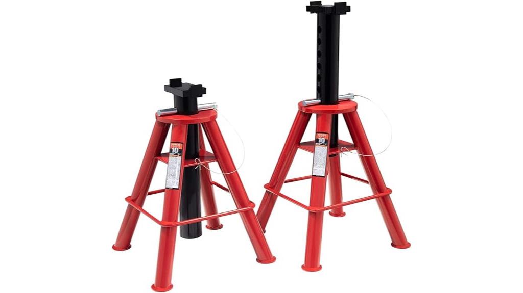 heavy duty red jack stands
