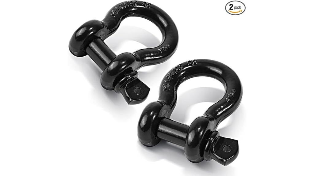 heavy duty shackles pack