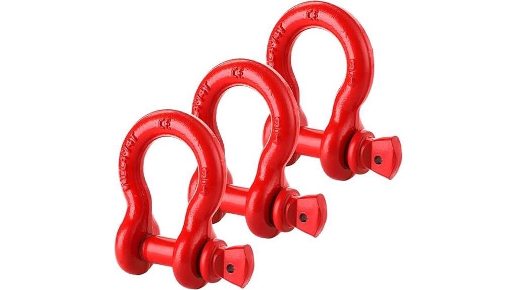 heavy duty tow shackles