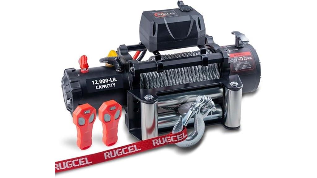 heavy duty waterproof electric winch