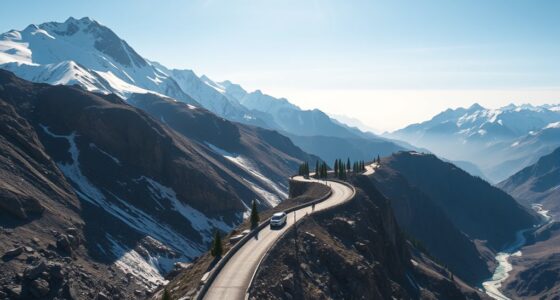 high altitude mountain road safety
