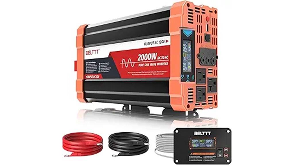 high power inverter features