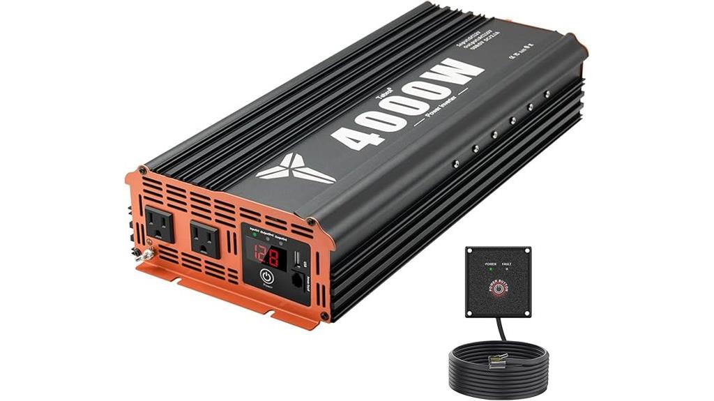 high power inverter with usb