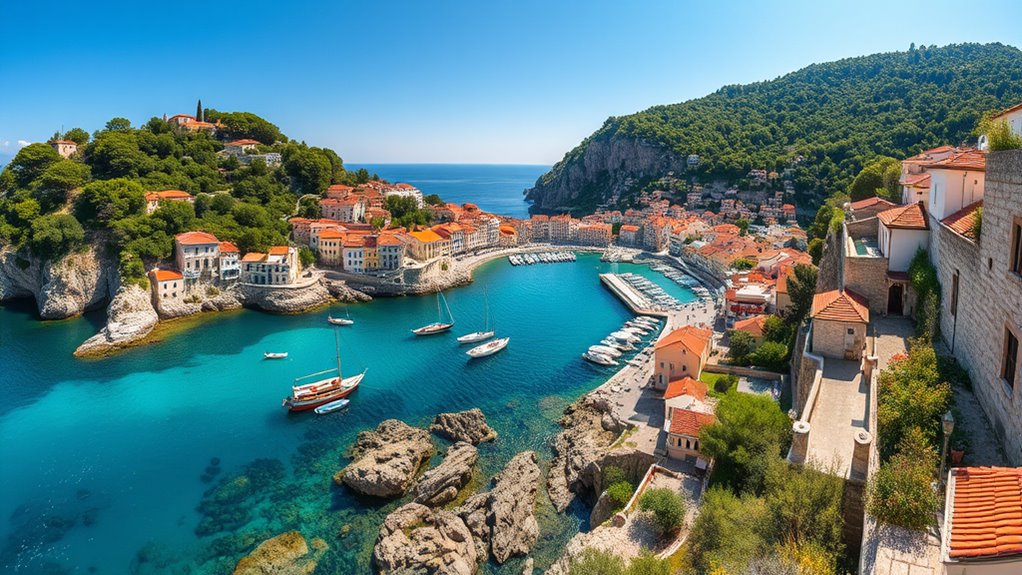 historic mediterranean coastal city