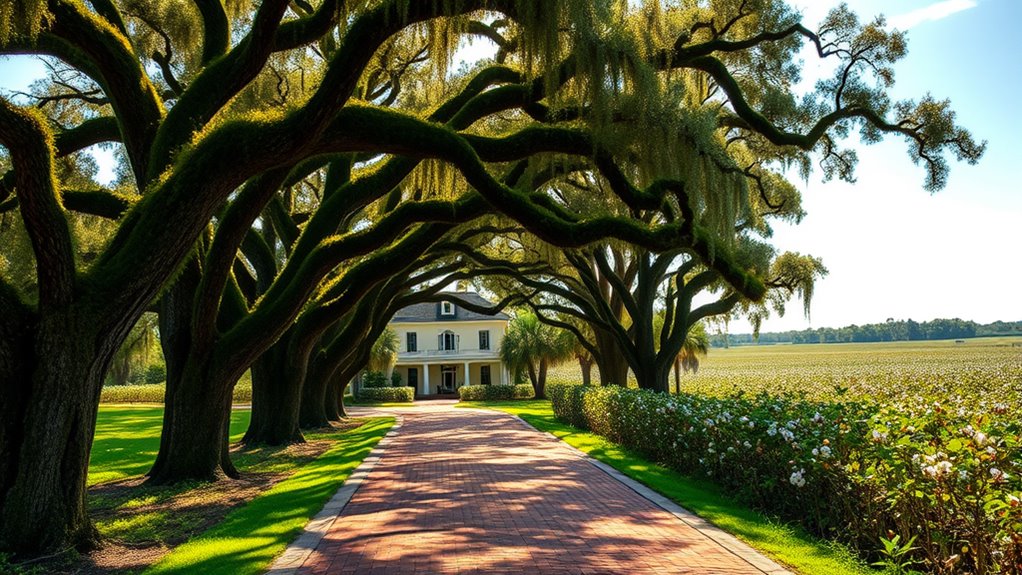 historic plantation architecture preserved