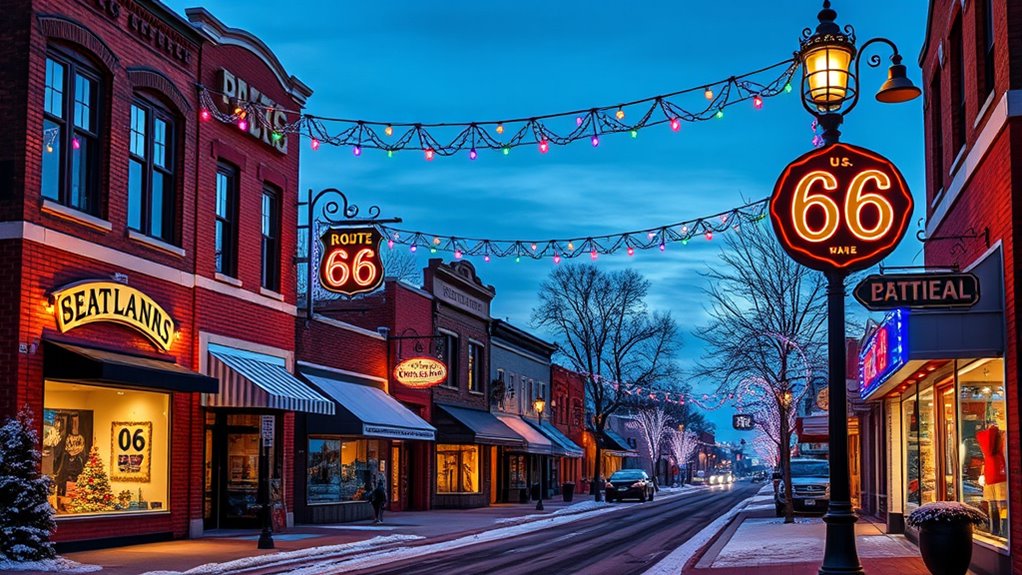historic towns festive light displays
