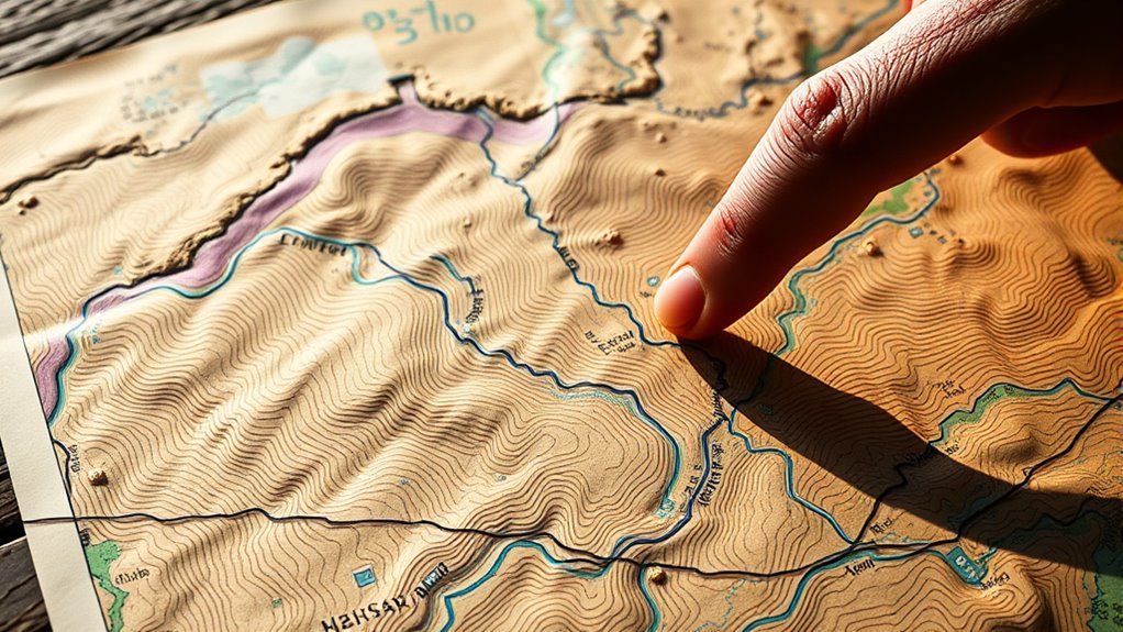 identify landmarks and contours