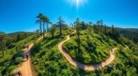 include hiking trail options