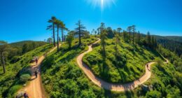 include hiking trail options