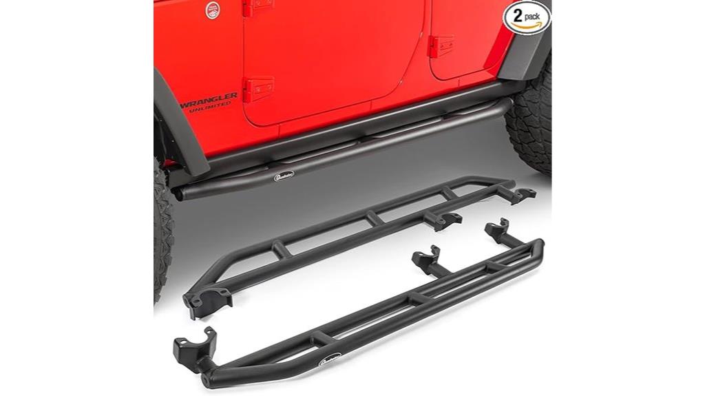 jeep wrangler rubicon sliders