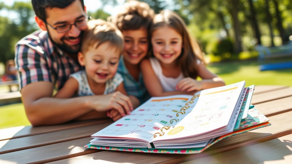 kid friendly themed organized planning