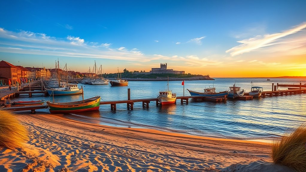 liepaja harbor and beaches