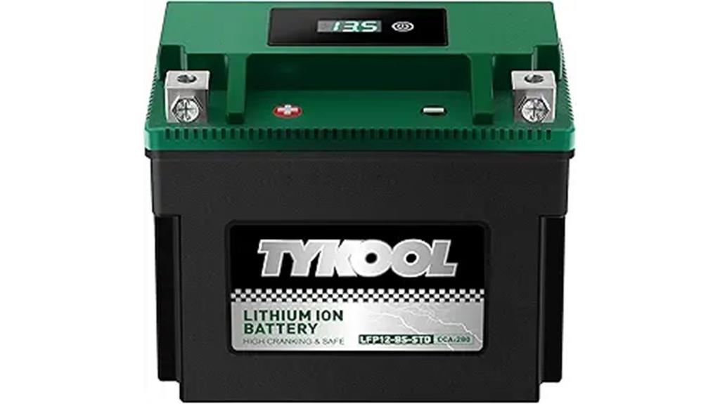 lithium motorcycle battery specification