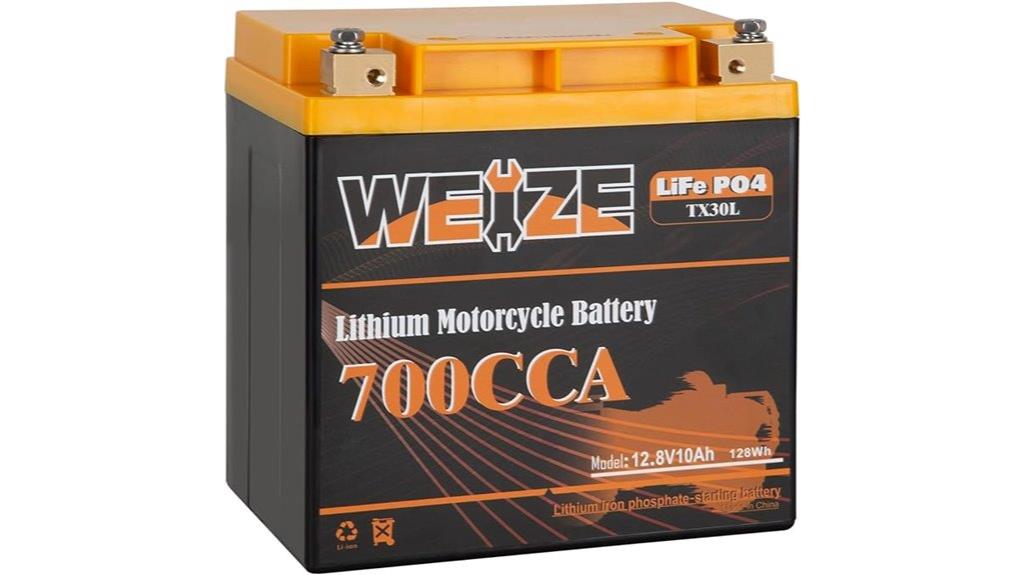lithium motorcycle battery with bms