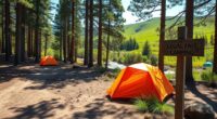 locate free legal campsites