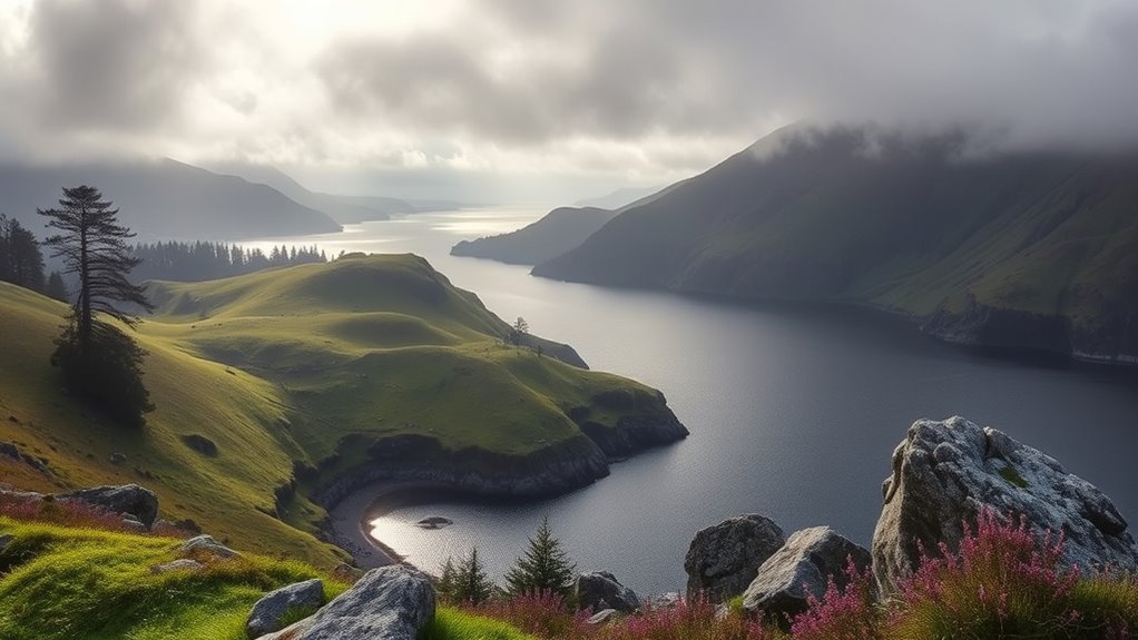lochs castles and mountain vistas