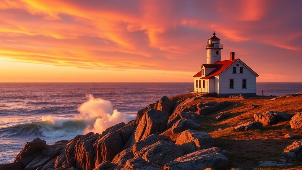 maine s iconic coastal lighthouses