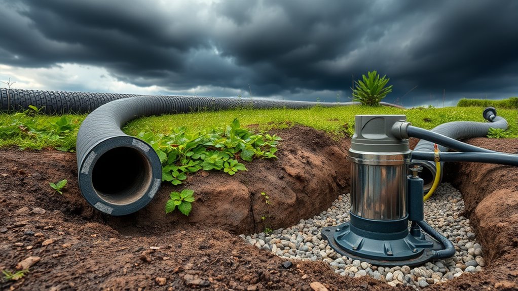 maintain drainage and pumps