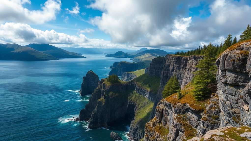 majestic glacial mountain landscapes