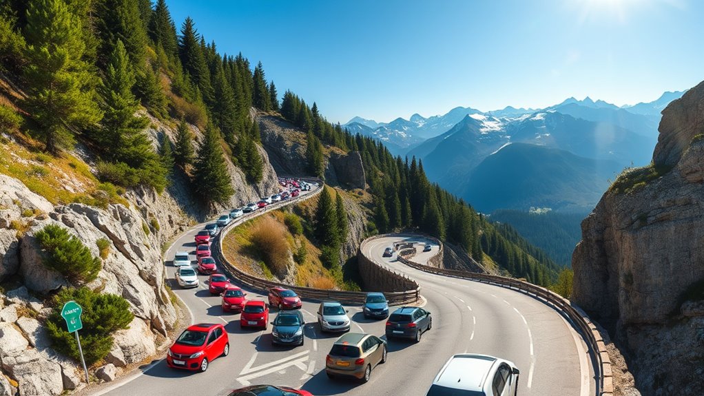 manage traffic with patience