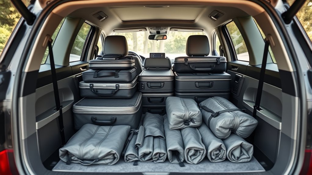 maximize seat storage space