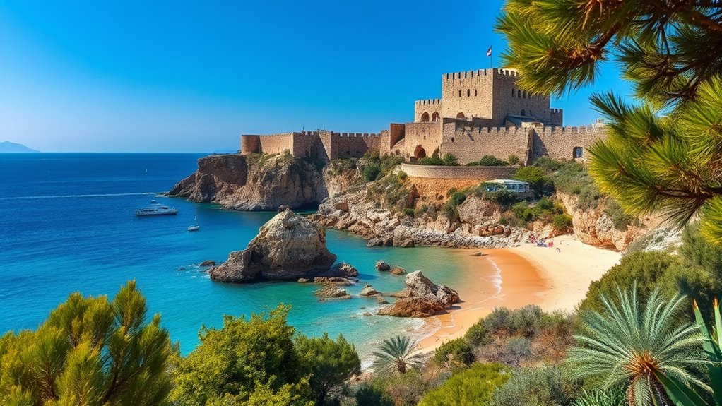 medieval fortresses with panoramic views