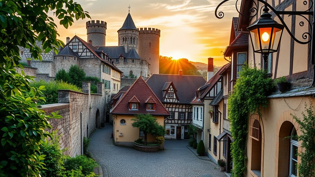medieval walls charming streets