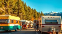 mobile gathering caravan convoys