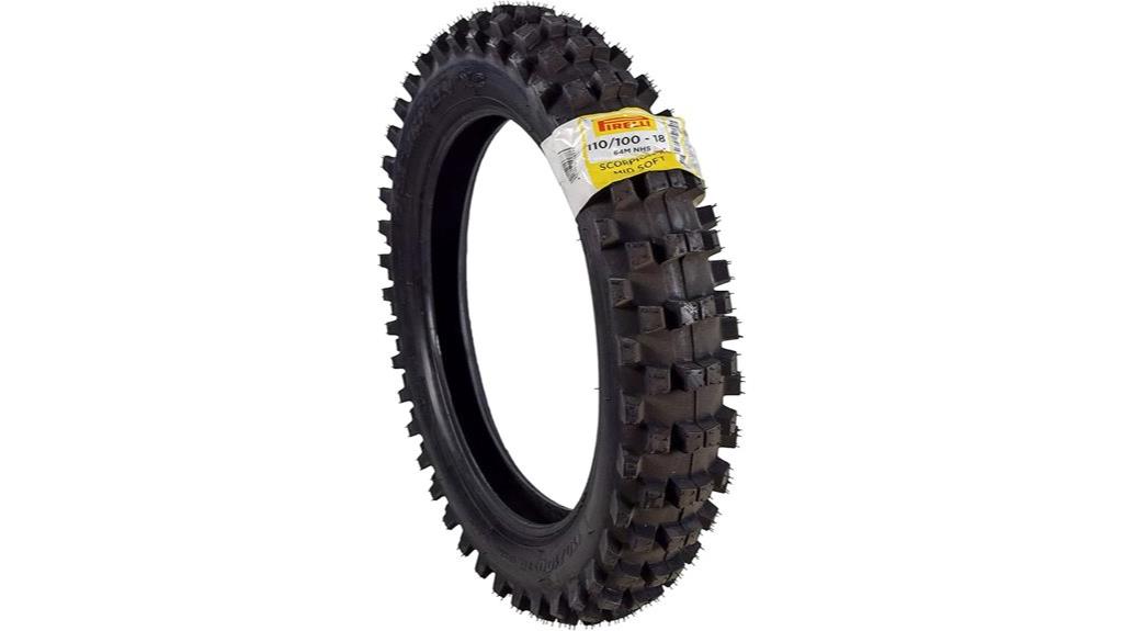 motorcycle tire for mid soft terrain